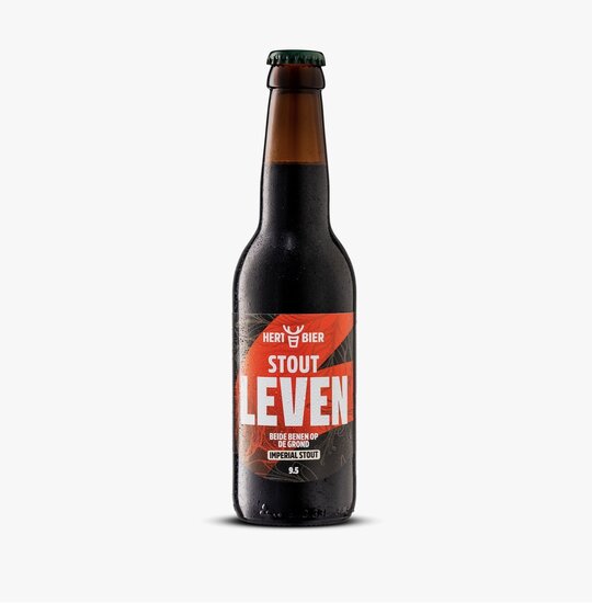 Stout LEVEN -  Imperial Stout Bier - 33cl